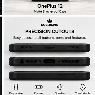 CoverKing Matte Shockproof Case – OnePlus 12