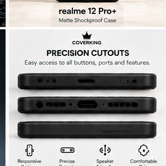CoverKing Matte Shockproof Case – Realme 12 Pro+