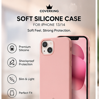 CoverKing Soft Silicone Case – iPhone 13/14