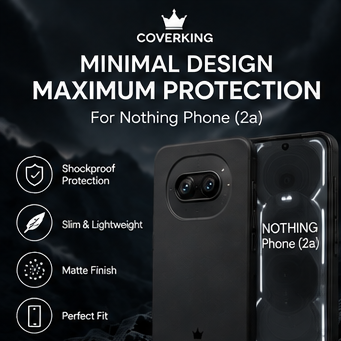 CoverKing Matte Shockproof Case – Nothing Phone (2a)