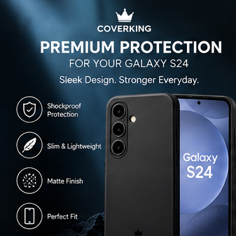 CoverKing Matte Shockproof Case – Samsung Galaxy S24
