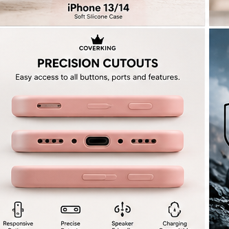CoverKing Soft Silicone Case – iPhone 13/14
