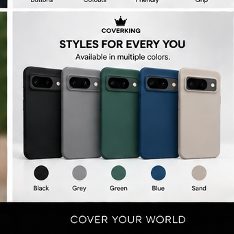 CoverKing Matte Shockproof Case – Google Pixel 8