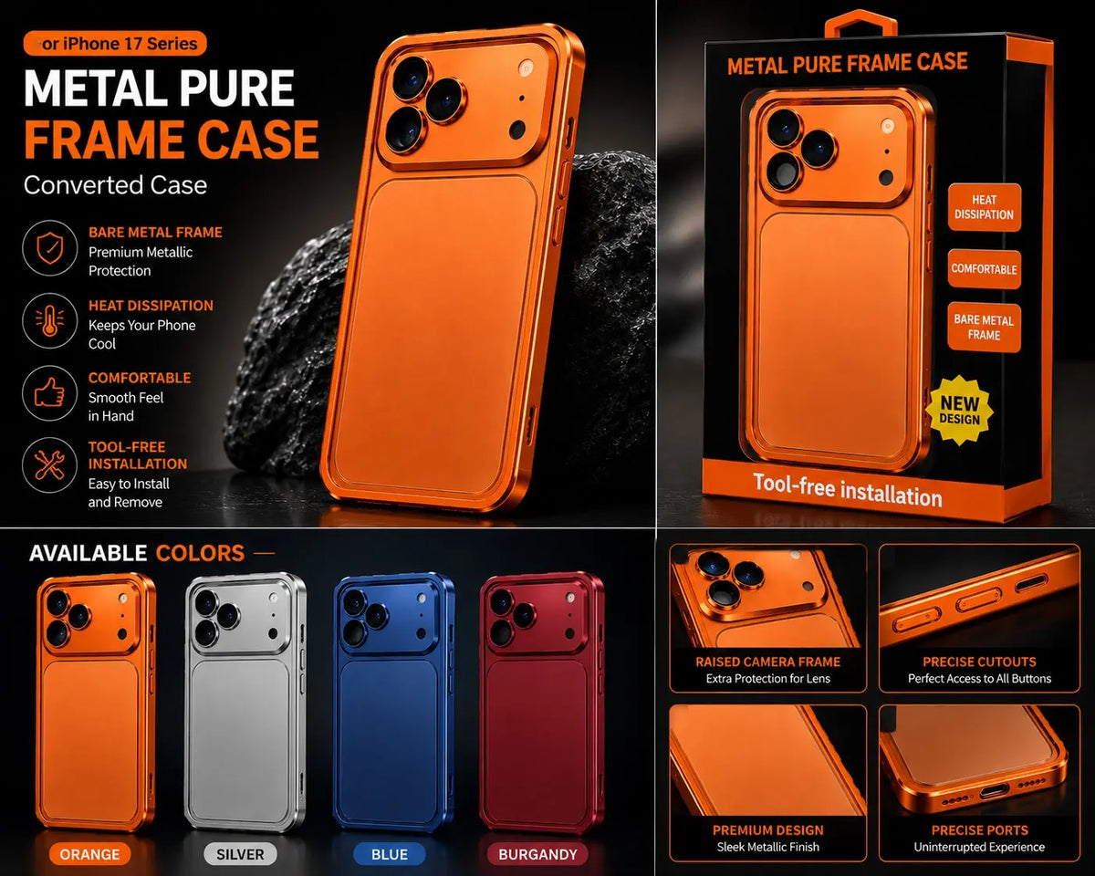 iPhone 17 Style Converter Case | Premium Shockproof Back Cover COVERKING STORE